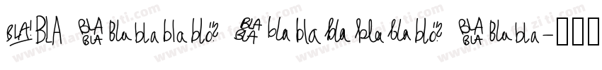FT Blank Grotesk Bla字体转换